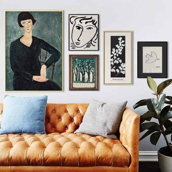 Frida Khalo And Life | Unframed Canvas Art unique and elegant Canvas print - Wall Art