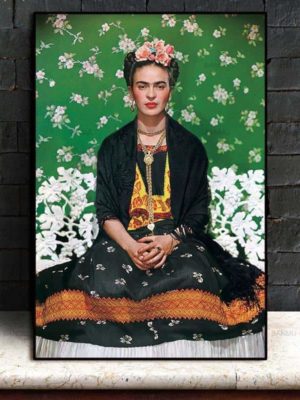 Rebel Frida Kahlo Meditation Canvas print - Wall Art 60cmX90cmX1Pc