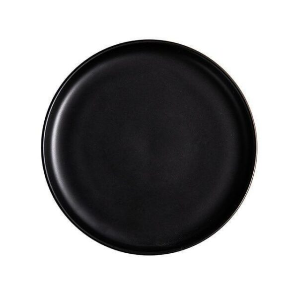 Arcane by Guardian Dinnerware unique and elegant Plates Charocal black / 10 inch