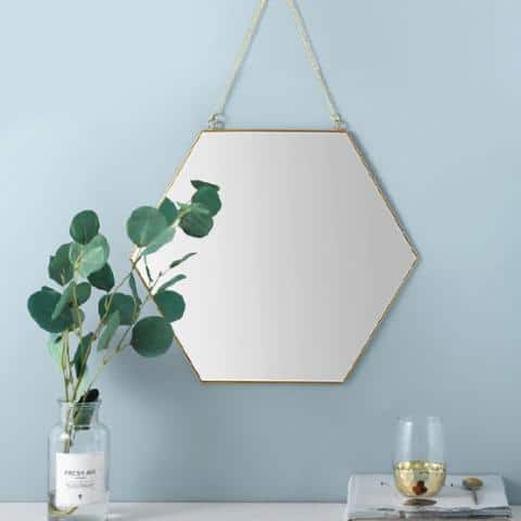 Hexagonal by Henry Jacobsson Wall Mirror Mirror Large