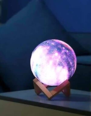 Galaxy & Moon Exhibit Table Lamp / Remote Table lamp