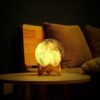 Galaxy &Amp; Moon Exhibit Table Lamp / Remote Table Lamp