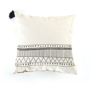 Indiana by Celiné Pillowcase Pillow Black and White 2