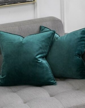 Confidence | Navy Blue | Celiné Cushion Pillow Deep Green / 45x45cm