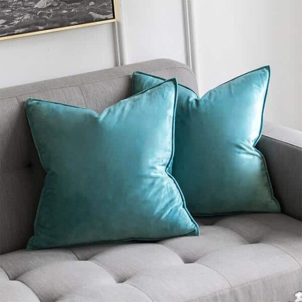 Confidence | Navy Blue | Celiné Cushion Pillow Water Green / 45x45cm