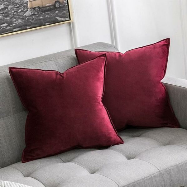 Confidence | Navy Blue | Celiné Cushion Pillow Deep Red / 45x45cm