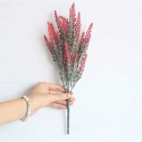 Flowers of Provence by Una Hubmann Artificial Flowers Lava Red