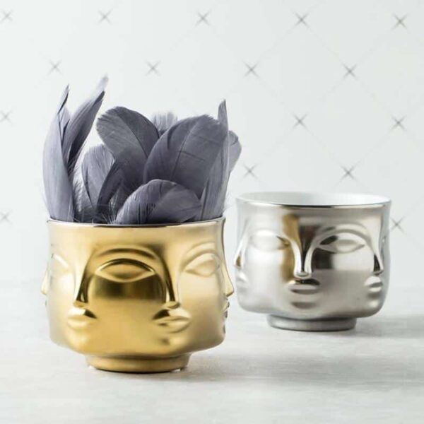 Rubin’S Exploration Abstract Vase/Pot