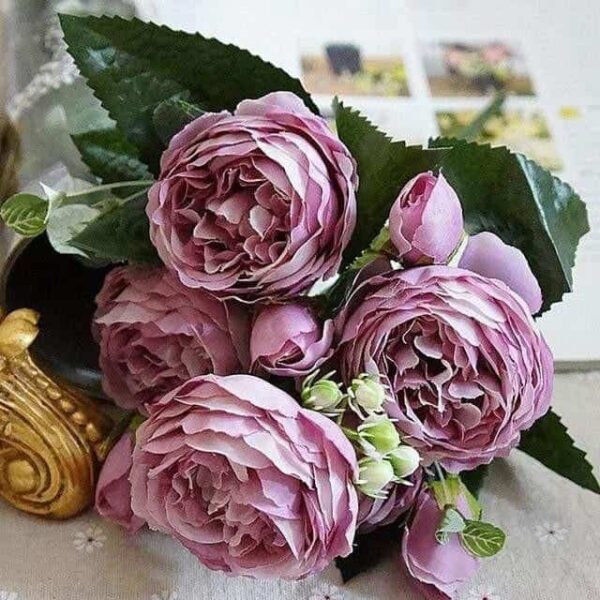 Rose Poems by Marie Davidsson Artificial Flowers Light Purple