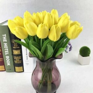 Fantasy by Hannes Malmström Artificial Flowers Yellow / Large - 31pcs