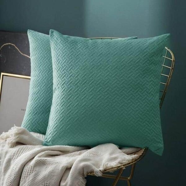 Luxe by Celiné / Pillowcase Pillow Teal Green