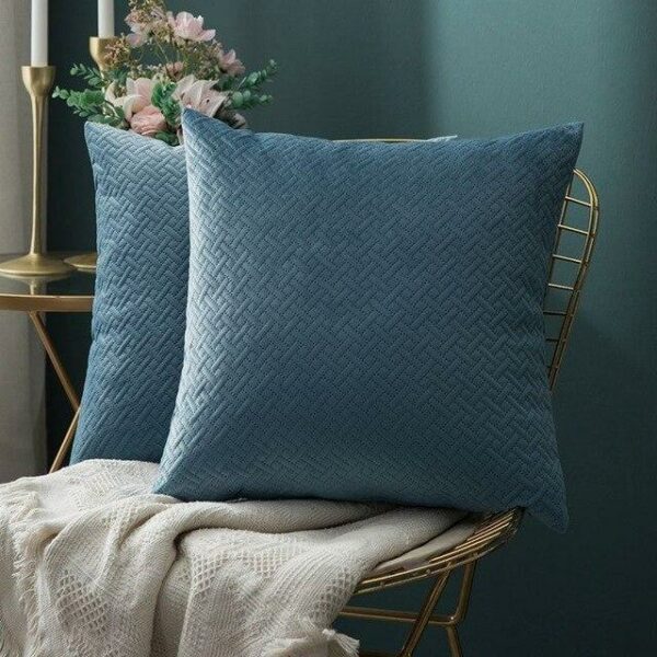 Luxe by Celiné / Pillowcase Pillow Light Blue