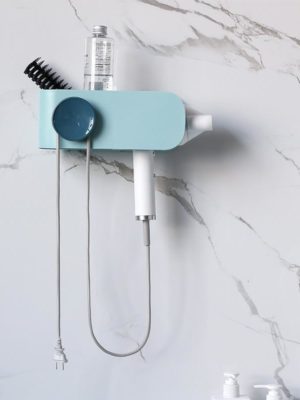 Amethyst Hair Dryer Holder unique and elegant Bathroom organizer