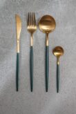 Gold With Emerald Green Handle